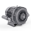 SOPLADOR REGENERATIVO MARCA REPUBLIC, MODELO HRC902. 8.4 hp | 6.3 KW, 3phase, 60 Hz, 227 CFM, 385 m3/hr, 177 in. H2O, 440 mbar (vacuum), 201 in. H2O, 500 mbar (pressure), 230/460 V.