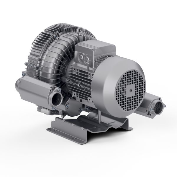 SOPLADOR REGENERATIVO MARCA REPUBLIC, MODELO HRC902. 8.4 hp | 6.3 KW, 3phase, 60 Hz, 227 CFM, 385 m3/hr, 177 in. H2O, 440 mbar (vacuum), 201 in. H2O, 500 mbar (pressure), 230/460 V.