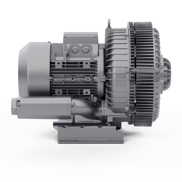 SOPLADOR REGENERATIVO MARCA REPUBLIC, MODELO HRC902. 8.4 hp | 6.3 KW, 3phase, 60 Hz, 227 CFM, 385 m3/hr, 177 in. H2O, 440 mbar (vacuum), 201 in. H2O, 500 mbar (pressure), 230/460 V.