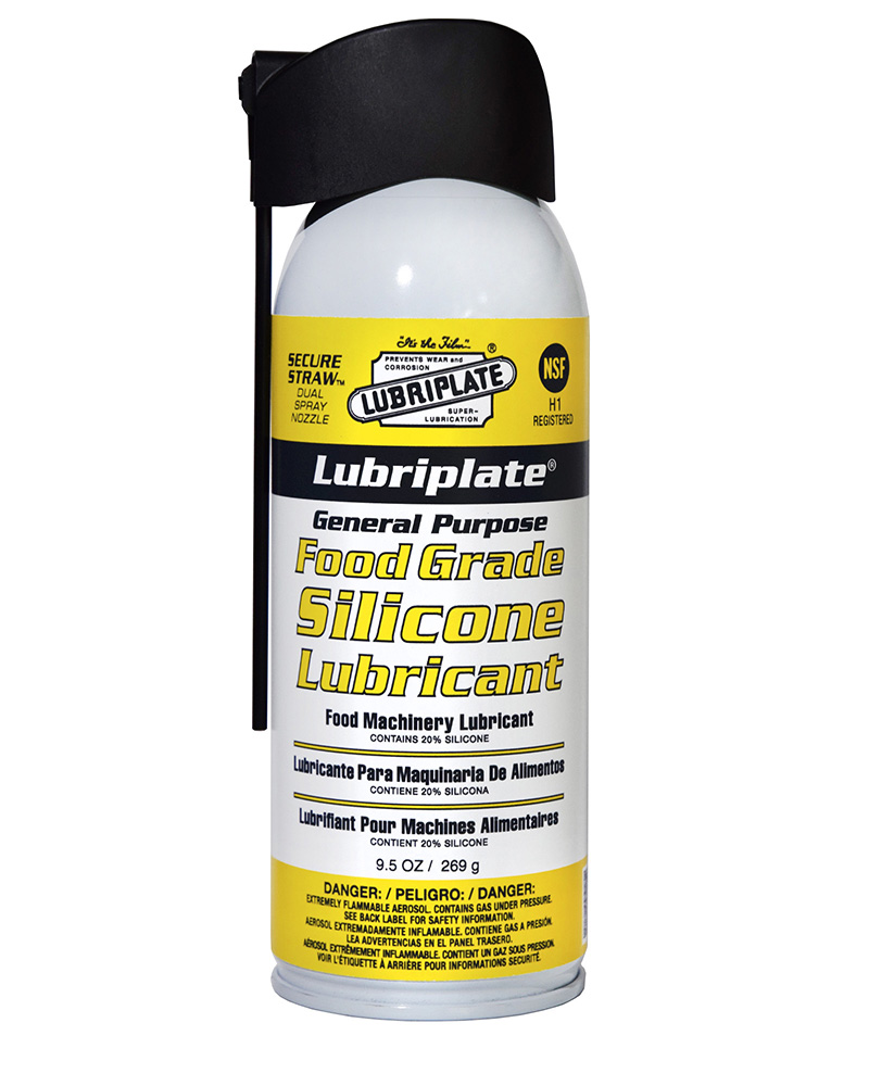 LUBRIPLATE L0723-063 GENERAL PURPOSE FOOD GRADE SILICONE | SILICONA DE GRADO ALIMENTICIO DE USO GENERAL (9.5 OZ AEROSOL)