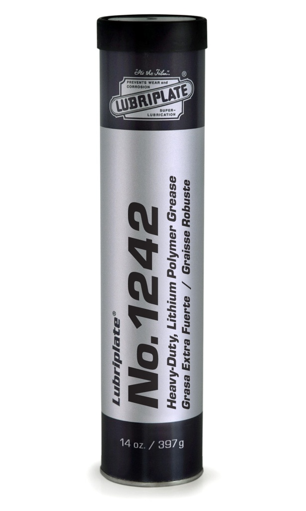 GRASA HIDROXI DE LITHIO 12, MARCA LUBRIPLATE NO. 1242 NLGI # 2 | 1242 SERIES HEAVY DUTY LITHIUM POLYMER GREASE (14.5 OZ CARTRIDGE)