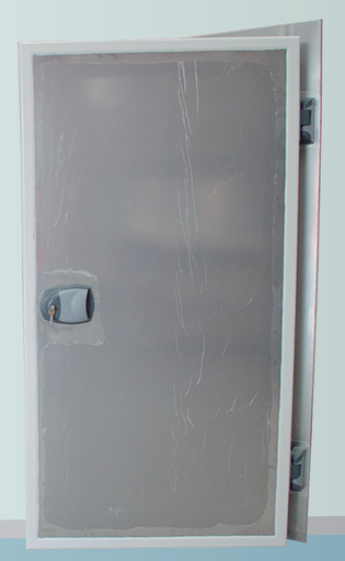 [1625 | CUALLIMEX] PUERTA ABATIBLE INOXIDABLE