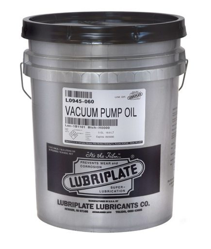 [L0945-060 (CUB) | LUBRIPLATE] ACEITE DE ALTO RENDIMIENTO PARA BOMBA DE VACIO, LUBRIPLATE L0945-060 | VACUUM PUMP MINERAL OIL (5 GAL PAIL)