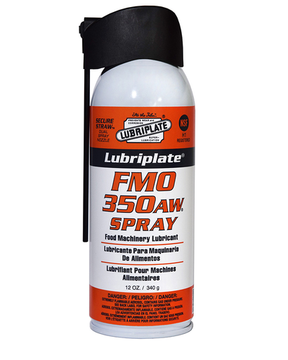[L0882-063 (12 OZ) | LUBRIPLATE] FMO-350-AW AEROSOL | ACEITE MINERAL BLANCO USP GRADO ISO 68