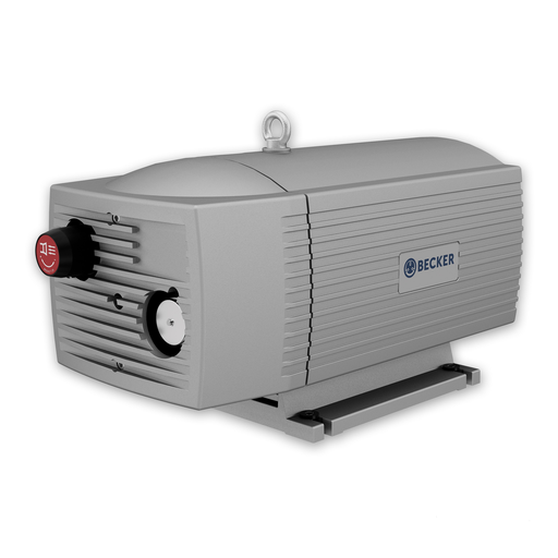 [BBVA VT 4.16 | 3 PHASE | G008163 | BECKER] BOMBA DE VACÍO BECKER MOD. VT 4.16. EQUIPO DE VACÍO, TRABAJO EN SECO, SIN ACEITE. PROVISTO DE MOTOR ELÉCTRICO TRIFÁSICO DE 0.9 HP/0.70 KW, 202-300/350-520 V, 60 HZ. 1.700 RPM MONOBLOCK. VÁLVULA REGULADORA DE VACÍO, SILENCIOSO DE ESCAPE Y FILTROS DE ASPIRACIÓN INCORPORADOS. CAUDAL SIN CONTRAPRESIÓN DE 16 M3/H, 11.2 SCFM, VACÍO MÁXIMO: 150 MBAR/25.4" HG, CLASE DE AISLAMIENTO "F". CLASE DE PROTECCIÓN IP-54. PINTURA RAL 9007 ALUMINIO GRIS. | BECKER MODEL VT 4.16 ROTARY VANE VACUUM PUMP AND MOTOR. CAPACITY: 11.2 SCFM OPEN FLOW. MAXIMUM VACUUM: 25.4” HG. DESCRIPTION: OIL LESS ROTARY VANE VACUUM PUMP WITH CARBON VANES, BUILT-IN SUCTION FILTER, VACUUM REGULATING VALVE, AND INTEGRALLY FLANGED TO A 0.9 HP, WIDE RANGE VOLTAGE*, 3 PHASE, TEFC MOTOR.